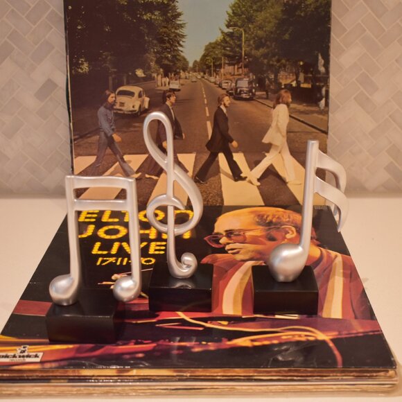 Adam & Friends Home Decor Muscial Notes, 16Th, Double 16Th & Clef Sculptures - Picture 4 of 6